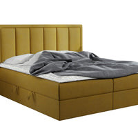 Čalúnená posteľ boxspring FRANIA, 140x200, kronos 01 -  - 0