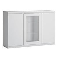 Komoda FRILO III, 135,4x92,9x40, biela -  - 0