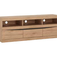 TV stolík SAMER, 150x53,5x39,9, dub san remo/wenge -  - 0