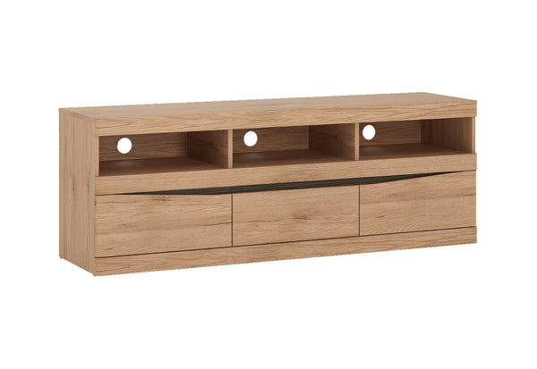 TV stolík SAMER, 150x53,5x39,9, dub san remo/wenge -  - 0